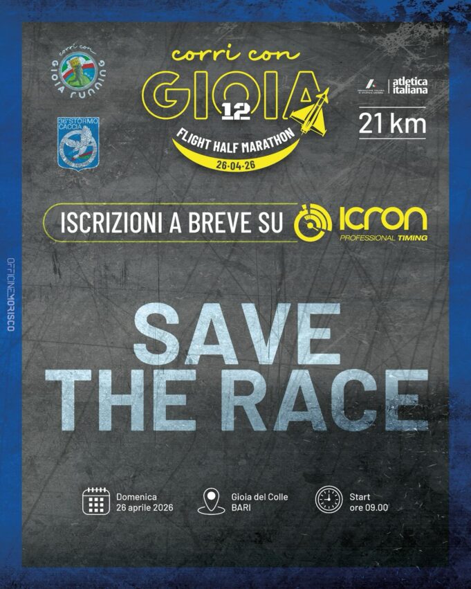 Domenica 26 aprile 2026 - SAVE THE RACE